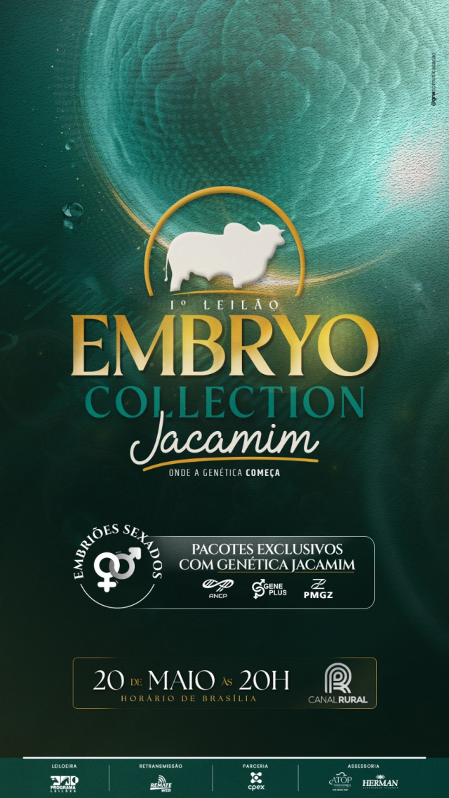 Leilão Virtual Embriões Cpex Jacamim