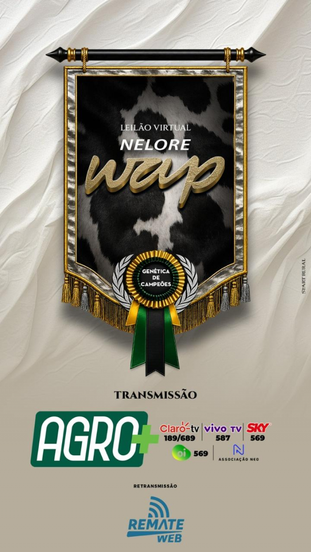 Leilão Virtual Nelore Wap - Genética de Campeões