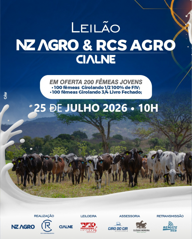 Leilão NZ Agro & RCS Agro CIALNE
