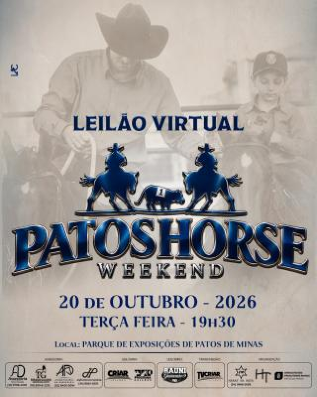 Leilão Virtual Patos Horse Weekend