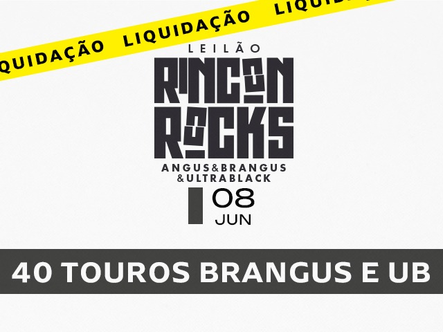 Leilão Rincon Rocks Brangus e UB