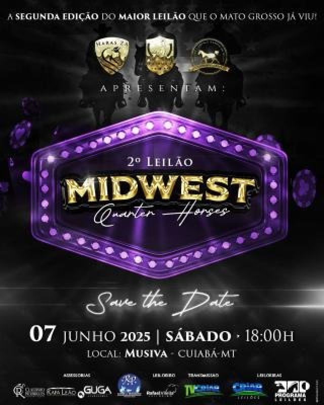 2º Leilões Midwest Quarter Horses