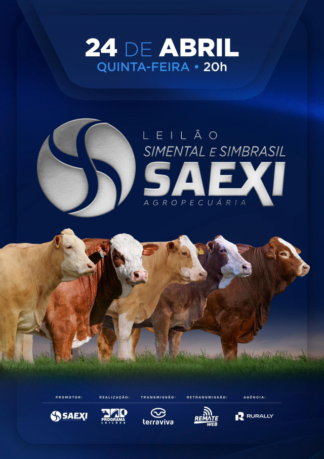 Leilão Virtual Simental & Simbrasil Saexi Agropecuária