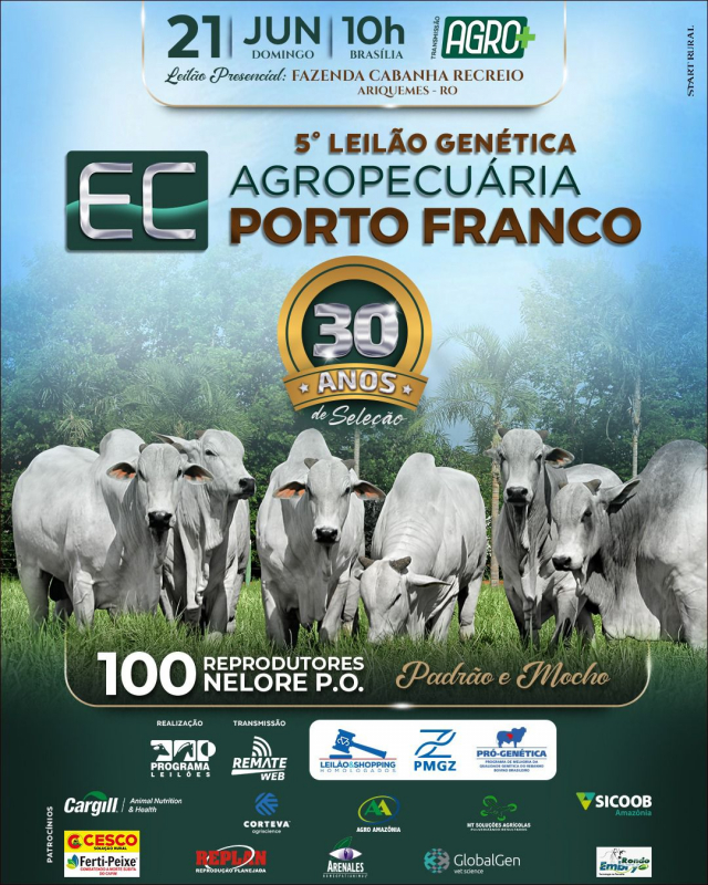 5º Leilão Genética Agropecuária Porto Franco