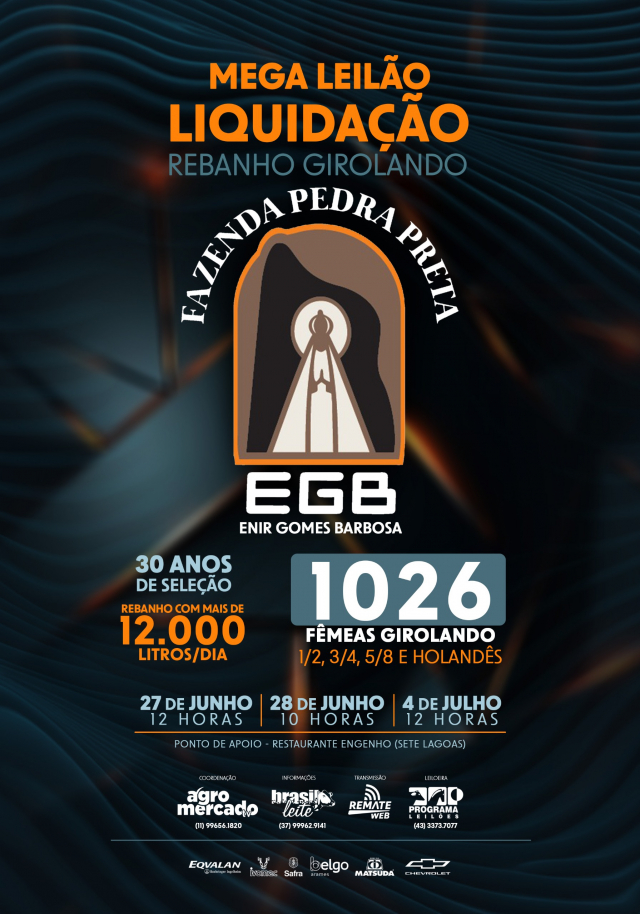 Mega Leilão Liquidação - Fazenda Pedra Preta