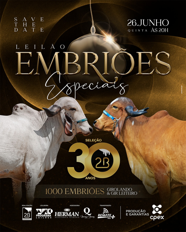 Leilão CPEX Especiale - Embriões Especiais 2B