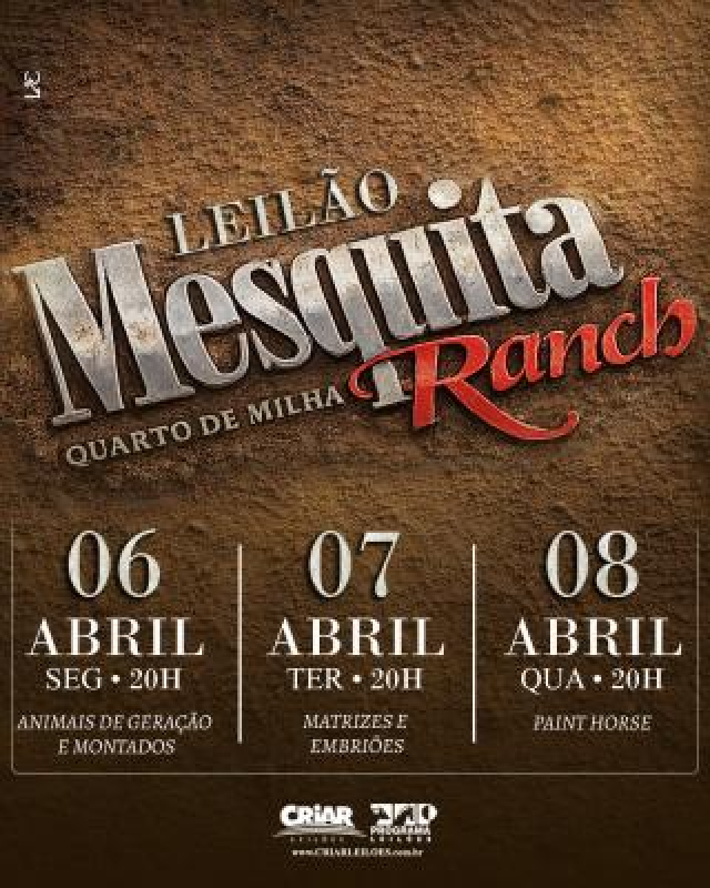 Leilão Mesquita Ranch;