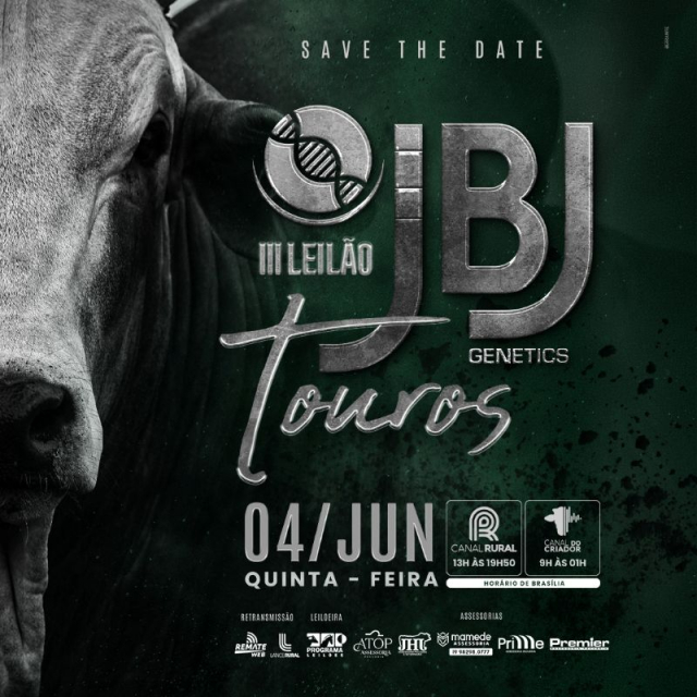 III Leilão Virtual JBJ Genetics - Touros
