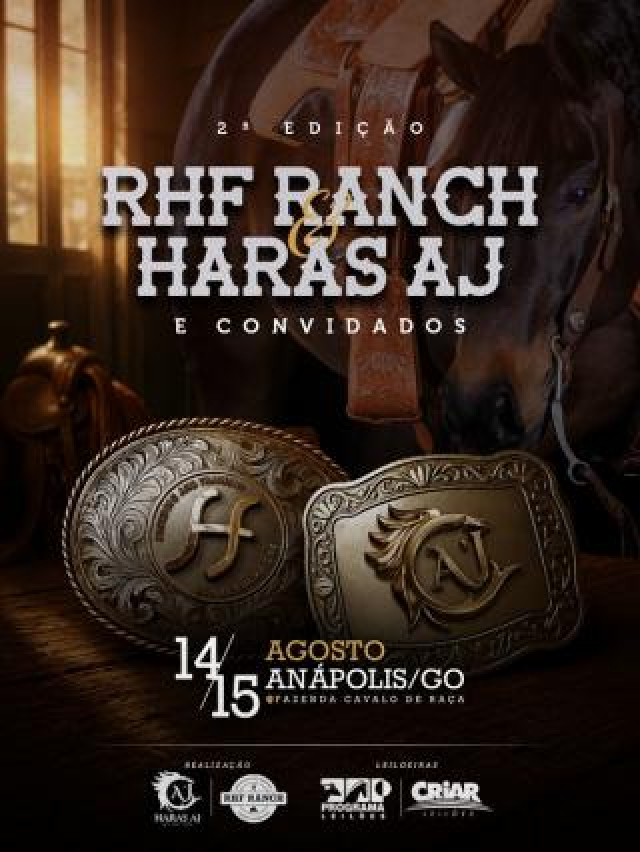 Leilão RHF & Haras AJ e Amigos.