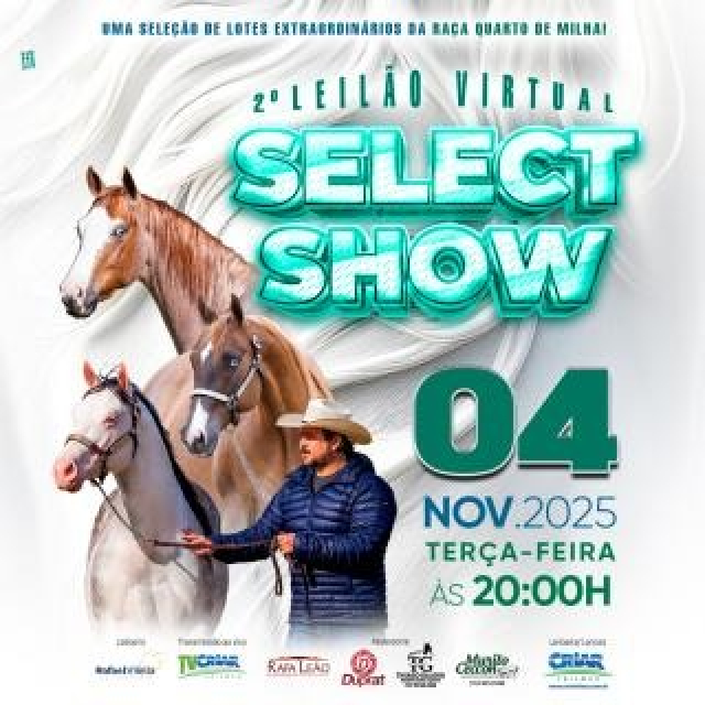 2º Leilão Virtual Select Show