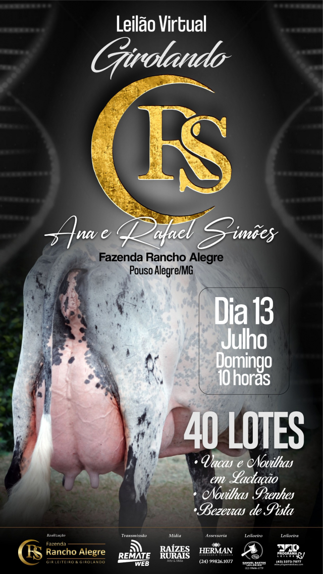 Leilão Virtual Girolando RS