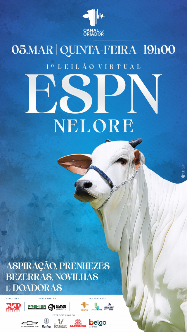1º Leilão Virtual ESPN Nelore