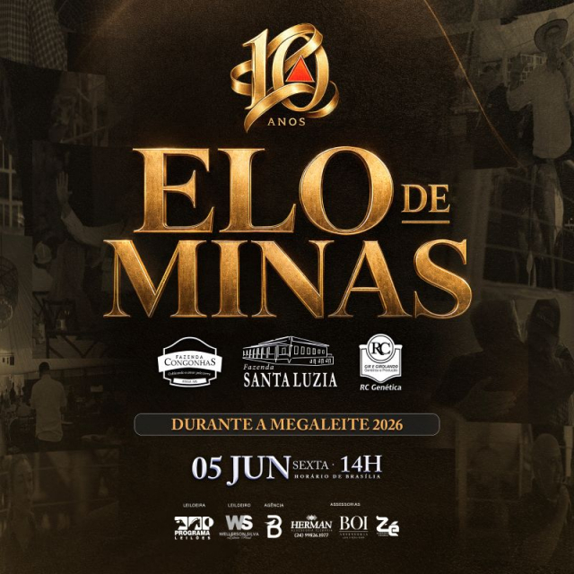Leilão 10 Anos Elo de Minas