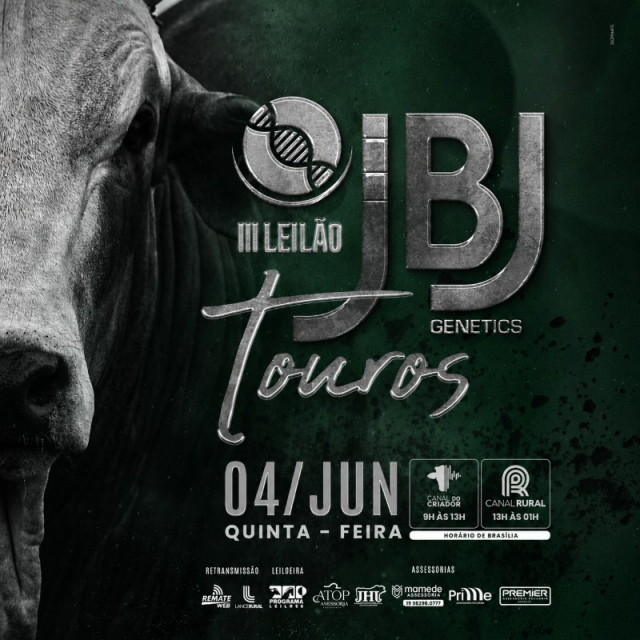 III Leilão Virtual JBJ Genetics - Touros