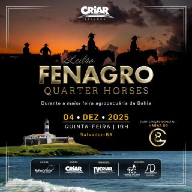 Leilão Fenagro Quarter Horses