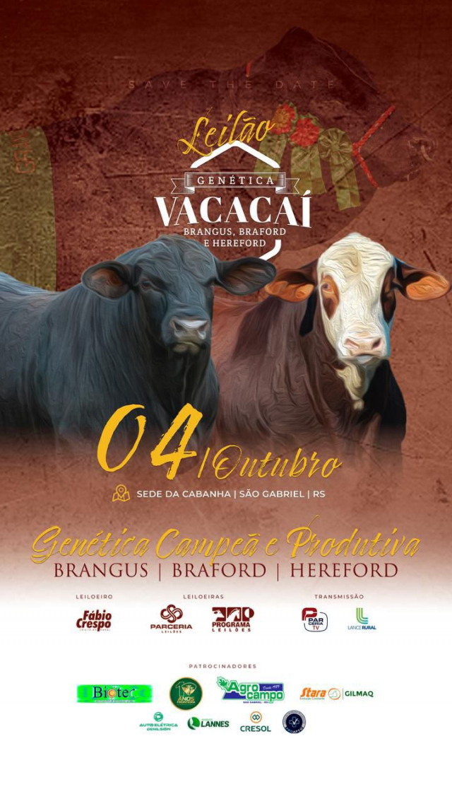 Leilão Genética Vacacaí