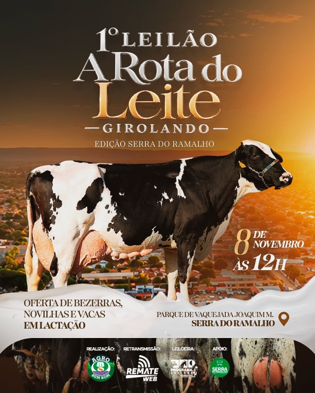 1º Leilão A Rota do Leite Girolando