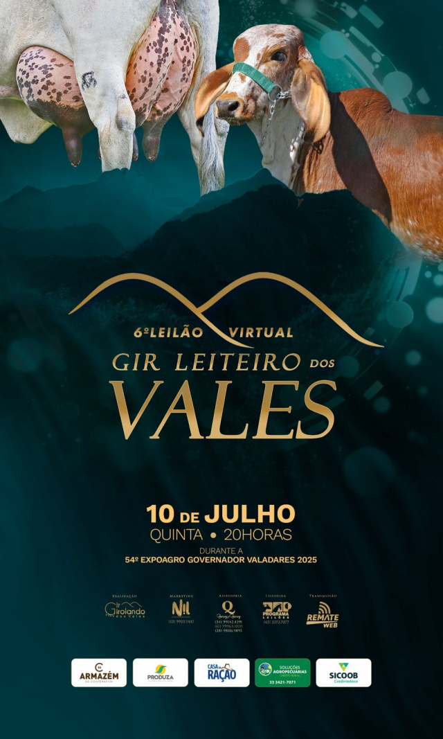 6° Leilão Virtual Gir Leiteiro dos Vales