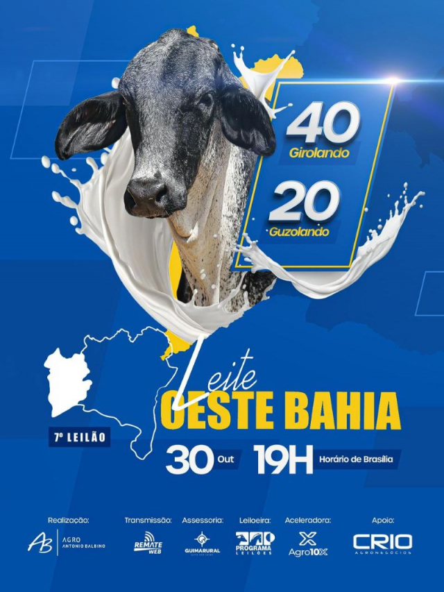 7º Leilão Leite Oeste Bahia