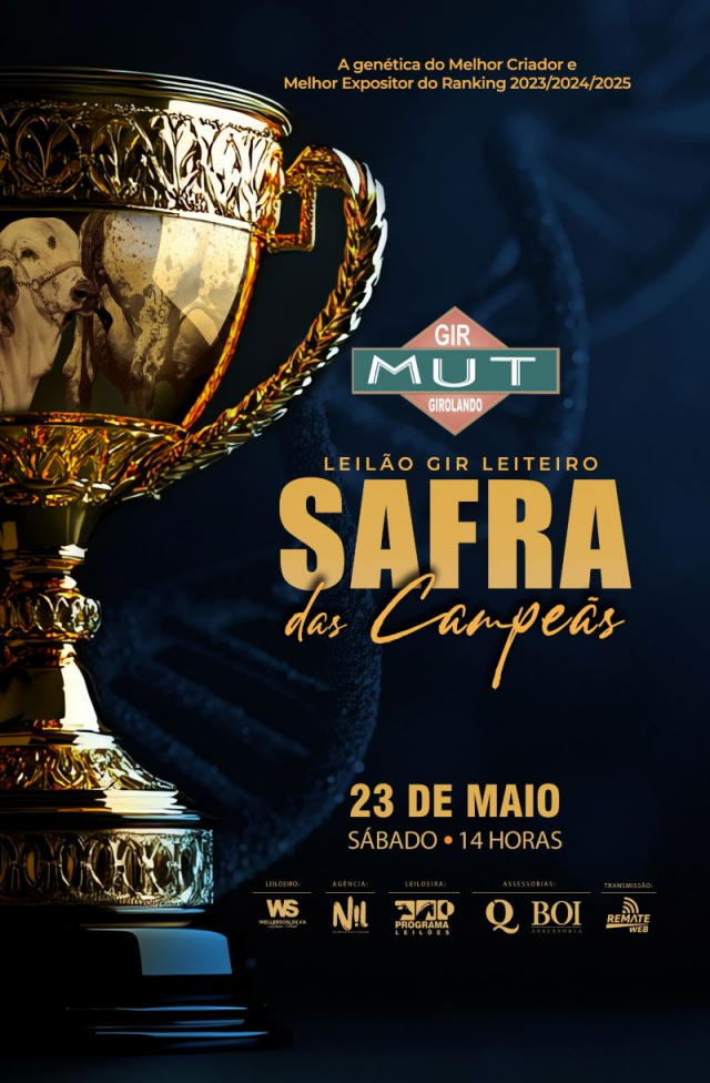 Leilão Virtual Gir Leiteiro Safra das Campeãs