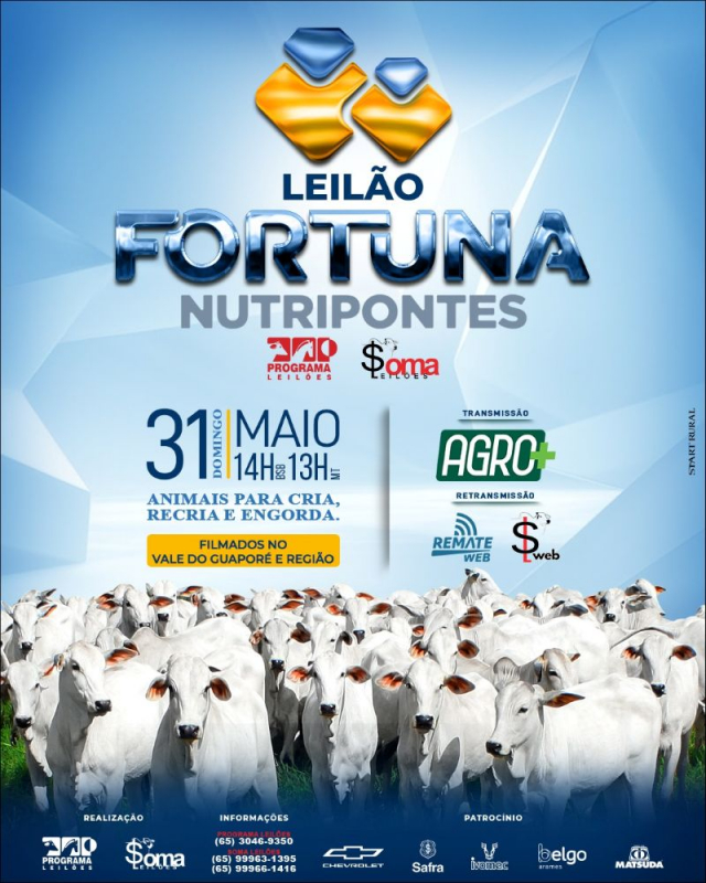 Leilão Virtual Fortuna - Nutripontes