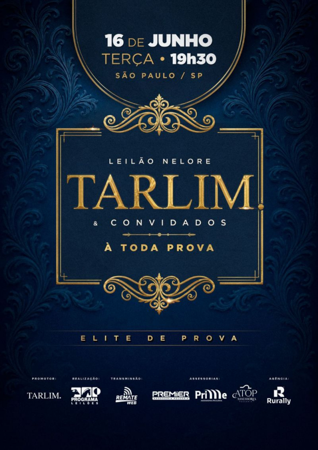 Leilão Virtual Nelore Tarlim & Convidados - À Toda Prova