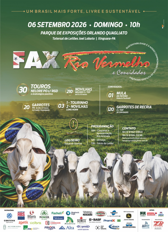 Leilão Fax Rio Vermelho e Convidados