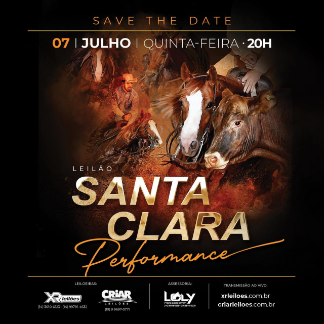 Leilão Santa Clara Performance