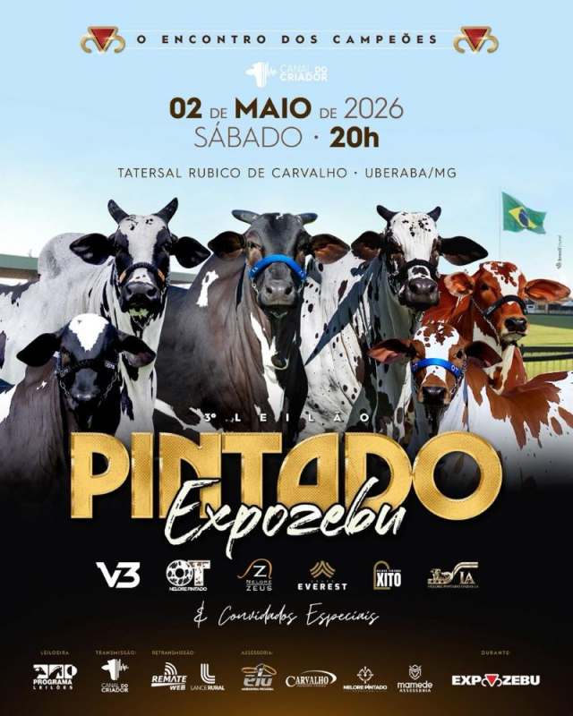 3º Leilão Pintado - Expozebu 2026