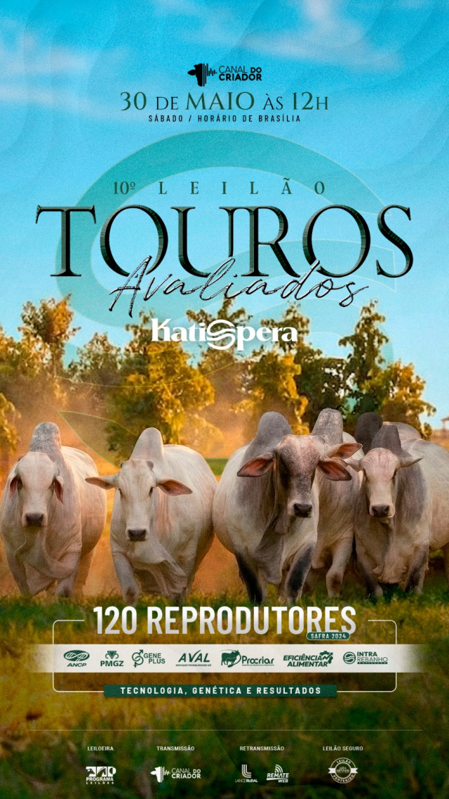 10º Leilão Virtual Touros Avaliados Katispera