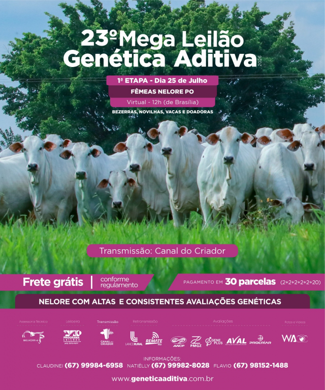23º Leilão Genética Aditiva - Fêmeas