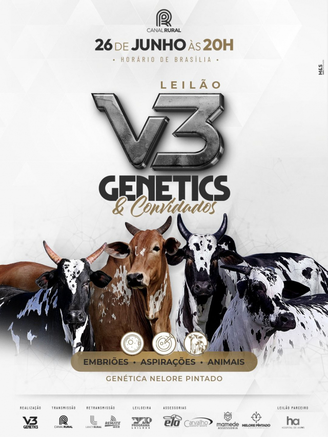 Leilão Virtual V3 Genetics & Convidados