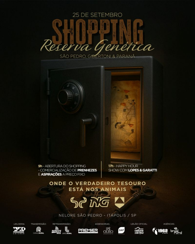 Shopping Reserva Genética - São Pedro, Gibertoni e Paranã.