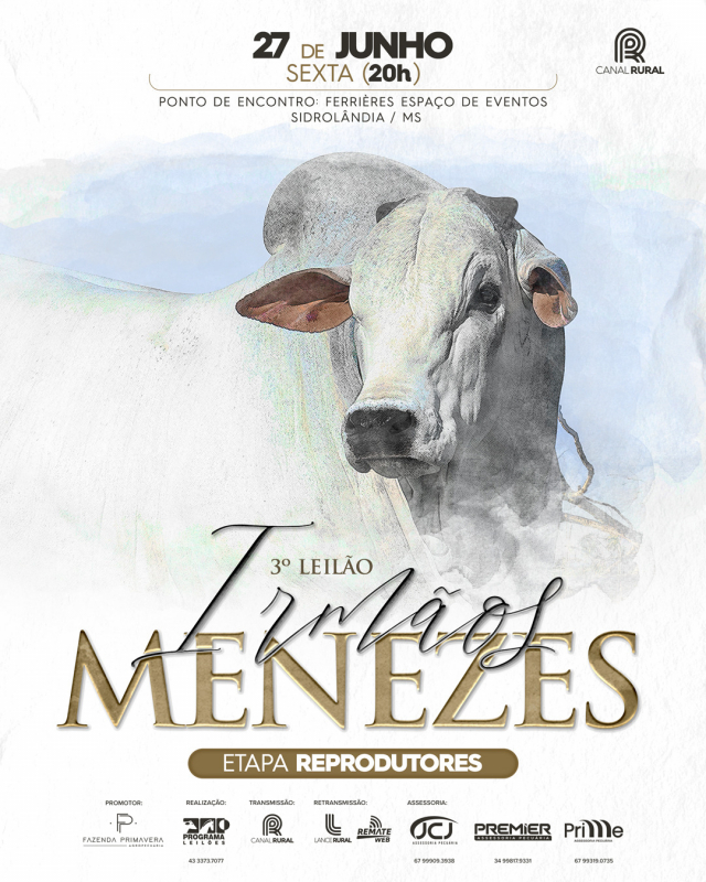 3º Leilão Irmãos Menezes - Reprodutores