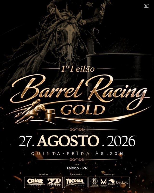 1° Leilão Barrel Racing Gold