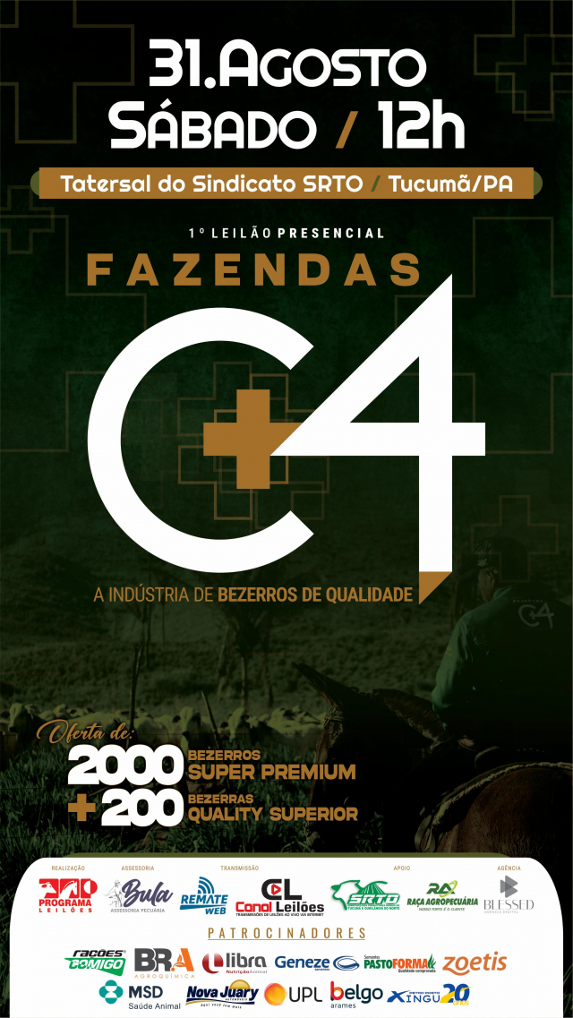 1° Leilão Fazendas C+4