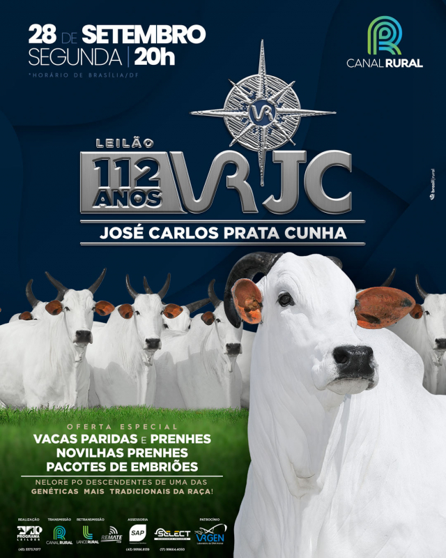 Leilão 112 Anos VRJC - Fêmeas e Embriões