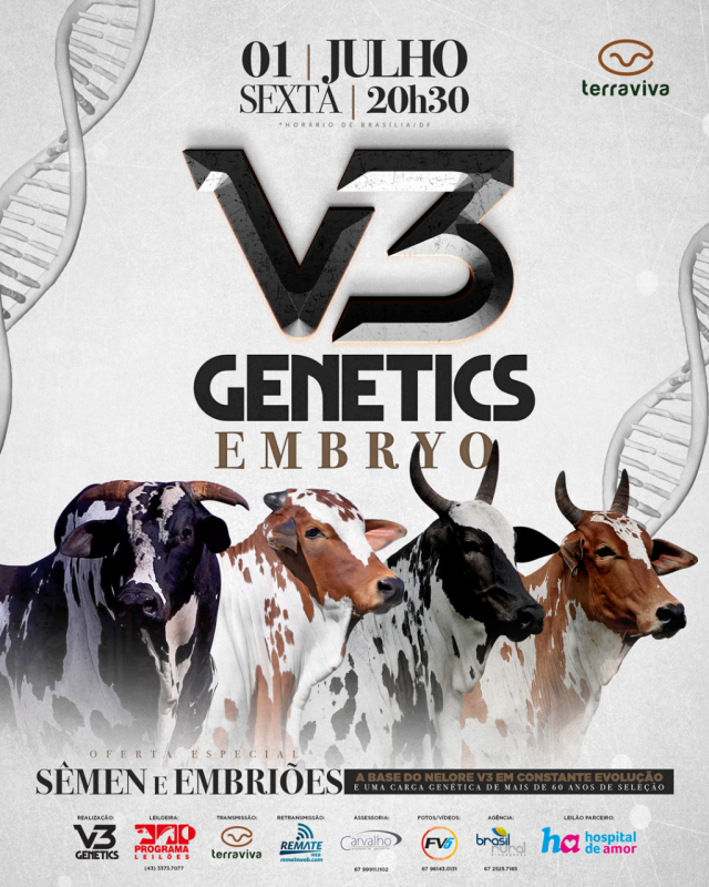 V3 Genetics Embryo - DOAÇÃO