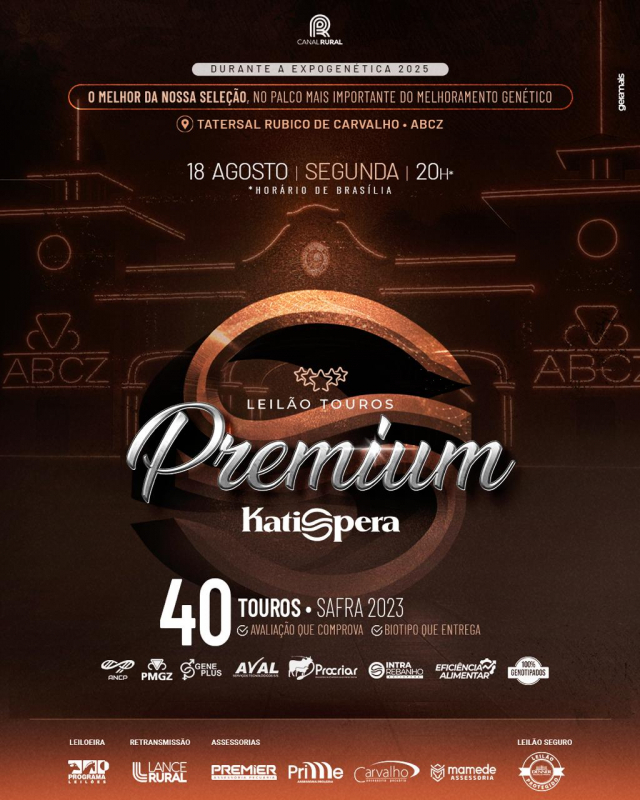 Leilão Touros Premium Katispera - Expogenética 2025