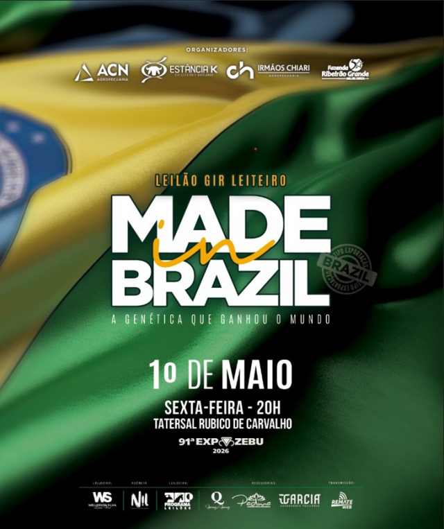 Leilão Gir Leiteiro Made In Brazil - Expozebu 2026