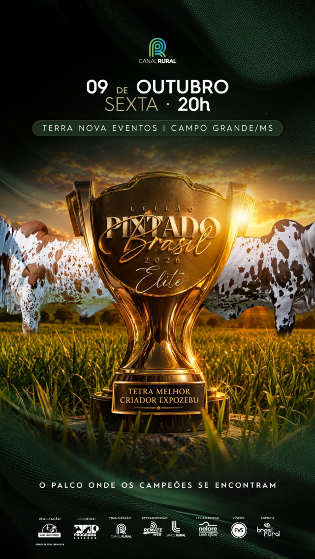 Leilão Pintado Brasil 2026 Elite