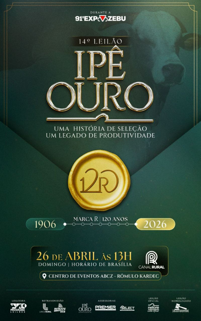 14º Leilão Ipê Ouro - Expozebu 2026
