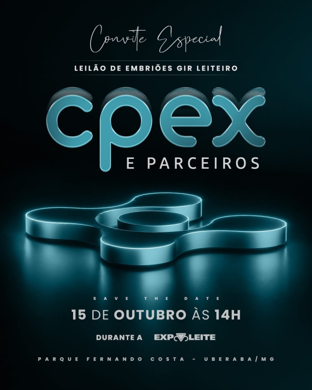 Leilão de Embriões Gir Leiteiro CPEX e Parceiros