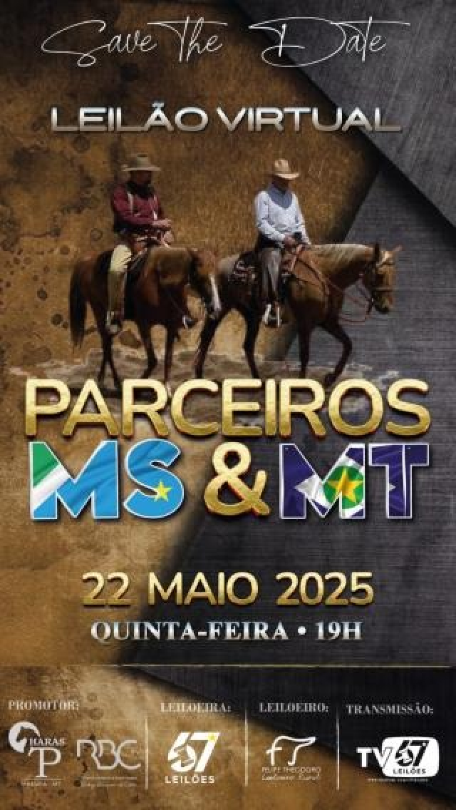 Leilão Virtual Parceiros Do MS e MT