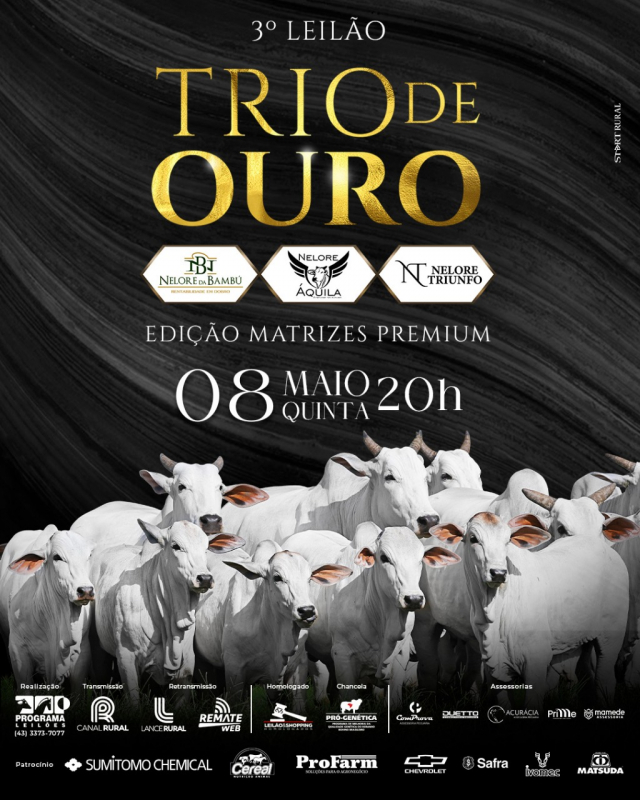 3º Leilão Trio de Ouro - Matrizes Premium
