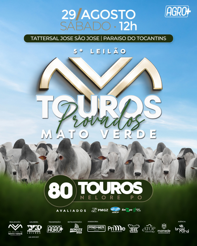 5º Leilão Touros Provados Mato Verde