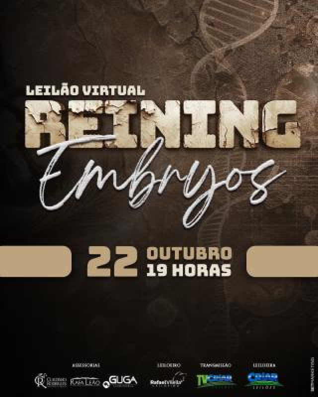 Leilão Virtual Reining Embryos