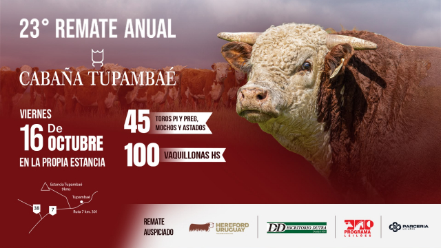 23º Remate Anual Cabaña Tupambaé