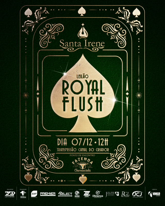 Leilão Virtual Royal Flush