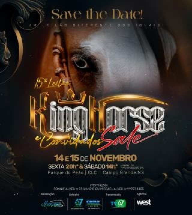 15º Leilão King Horse e Convidados - 2º Etapa